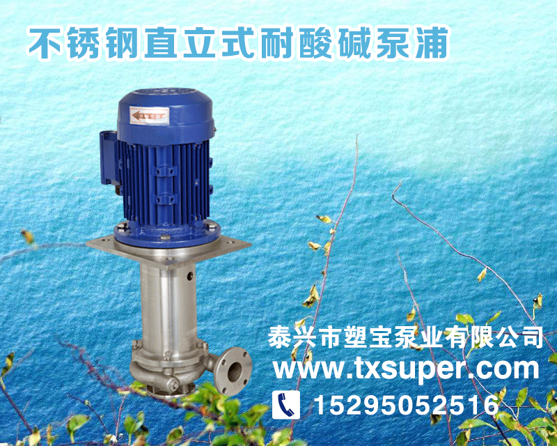 南京SV型不锈钢直立式耐酸碱泵浦