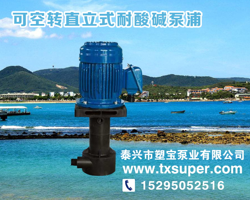 南京SP型可空转直立式耐酸碱泵浦